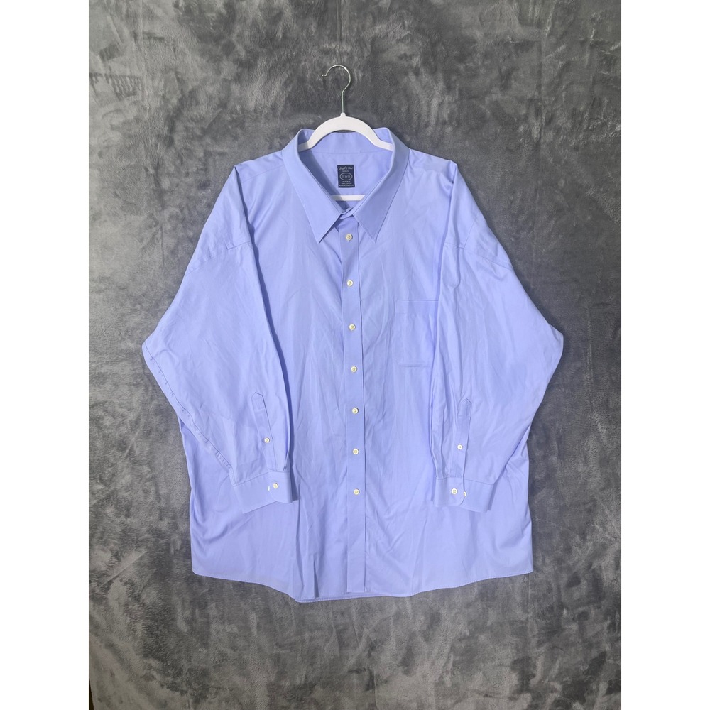 Joseph & Feiss Mens Slim Fit Dress Shirt Blue Non Iron Cotton 22 34/35